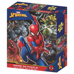 Grandi Giochi - Marvel Spider - Man 500 Teile Lentikuläres Puzzle - Puzzles - 10+ - GRGPUA07000