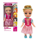 Grandi Giochi - Princess Doll Cinderella 25 cm Toy Figure for Ages 3 Years Old and Older - Official Licensed Disney Fairy Tale Dress-Up Set