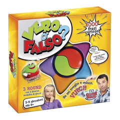 Grandi Giochi - Vero o Falso Interaktives Elektronisches Trivia Brettspiel - 8 Jahre - GRGGG00173