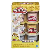 Hasbro - Play Doh Metallics Compound Collection - Clay and Modeling Dough