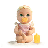 IMC Toys - Be Loved Babies Gaby Realistic Newborn Doll for Ages 18 Months+ - 38 cm Weighted Sleeping Baby Soft Vinyl Doll with Feeding Accessories
