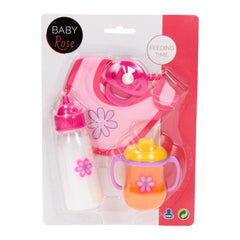 Johntoy - Baby Rose Doll Play Set Mealtime - Pretend Professions & Role Playing