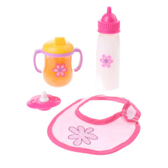 Johntoy - Baby Rose Doll Play Set Mealtime - Pretend Professions & Role Playing