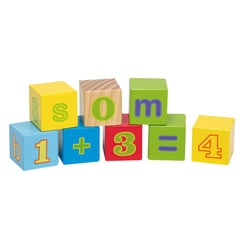 Johntoy - Wooden Alphabet Blocks 30 Pieces - Baby Activity Toys