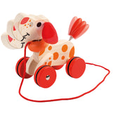 Johntoy - Wooden Wagging Puppy - Push & Pull Toys