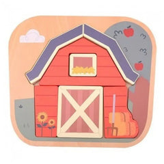 Joueco - Mini Wooden Farm Puzzle - Puzzles