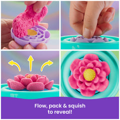 Kinetic Sand Squish Blossom Blooming Flower