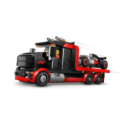 LEGO City F1 Display Truck with Audi F1 Race Car (60493) - 508 Pcs Racing Set - Age: +7 - Construction Set Toys