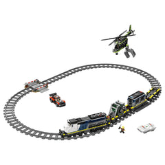 LEGO City Police Train Heist (60508) - 1313 Pcs Powered Up Electric Train Set - Age: +7 - Construction Set Toys