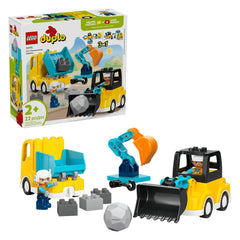 LEGO - DUPLO 3 in 1 Construction Vehicles - Construction Set Toys - 10475
