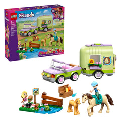 LEGO - Friends Paard & Veulen Trailer - Bouwset Speelgoed