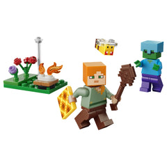 LEGO - Minecraft - Alex's Campfire Conflict - Construction Set Toys - 30732