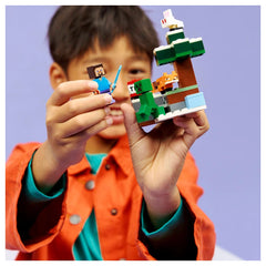 LEGO - Minecraft Steves Taiga Abenteuer - Konstruktionsspielzeug