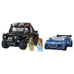 LEGO - Speed Champions Jaguar Project 7 & Land Rover Defender - Juguetes de Construcción - 10 - 72077264