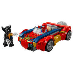 LEGO - Super Heroes - Spider-Man Car vs. Venomized Wolverine - Construction Set Toys - 76336