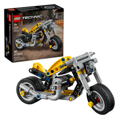 LEGO - Moto Jaune Technic - 11 ans - Cadeau STEM Ingénierie