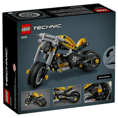 LEGO - Moto Jaune Technic - 11 ans - Cadeau STEM Ingénierie