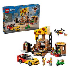 LEGO - City Pizza Delivery Experience with Vehicles - Jouets de Construction - 6+ - 72060496