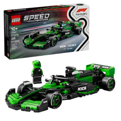 Lego - Speed Champions - KICK Sauber F1 Team C44 Race Car - Construction Set Toys
