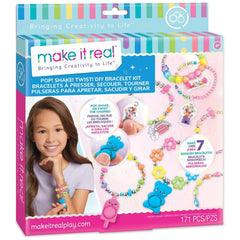MAKE IT REAL - Pop Shake Twist Bracelet Set - Arts and Crafts