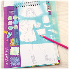 Make It Real - Fashion Design Design Book Blooming Creativity - Arts & Crafts