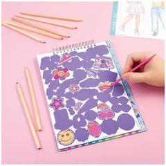 Maak het Echt - Modeontwerp Schetsboek Kunst Groovy Vibes - Kunst & Ambachten