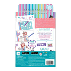 Make It Real - Carnet de croquis de mode Pretty Kitty - Loisirs créatifs