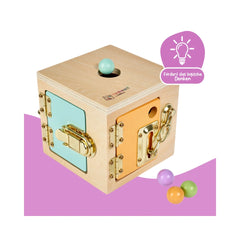 SIMBA - Montessori by Eichhorn Multi - Activity Learning Cube - Educatief Speelgoed - 3 Jaar - 58701332
