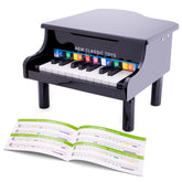 New Classic Toys - Grand Piano - 18 Keys - Black - Musical Instruments