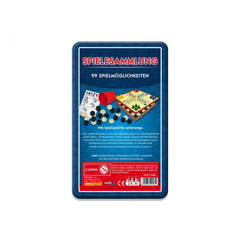 Noris - 99 Games collection in Metall Box - Board Games - German Edition - Board Games