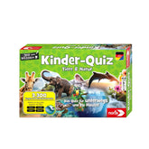 Noris - Brettspiele - Kinderquiz Tiere und Natur - Lernspielzeug - 6 Jahre