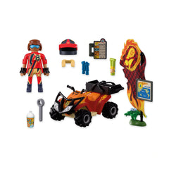PLAYMOBIL - Offroad Quad - Toy Playsets - Age +4 - Adventure - 72064 - 80772064