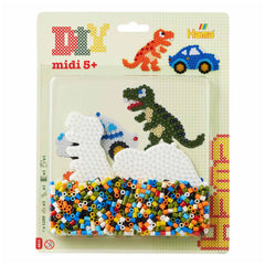 Pet Hama Iron-on Bead Set Dino 1100 Pcs.