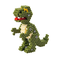 Pet Hama Bügelperlen Set - 3D Dino 2500 Stück.