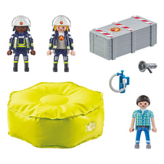 Playmobil Action Heroes Firefighters With Air Cushions - 71465