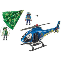 Playmobil City Action Police Helicopter - Parachute Chase - 70569