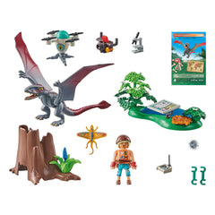 Playmobil Dinos Observation Post For Dimorphodon - 71525