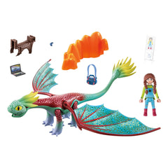 Playmobil Dragons: Die Neun Reiche Federn & Alex - 71083