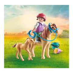 Playmobil Horses Of Waterfall Child With Pony And Foal - 71498