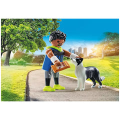 Playmobil - MY LIFE Jogger with Border Collie - Toy Playsets