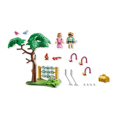 Playmobil - Prinzessinnen-Magischer Garten mit königlichen Spielen - Spielzeug-Spielsets