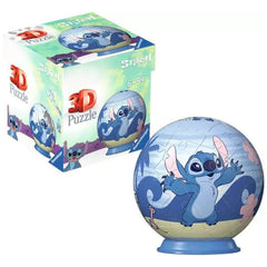 Ravensburger - 3D-Puzzle-Ball-Disney-Stitch-Action-Toy-Figures