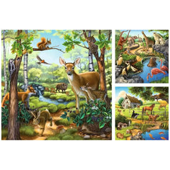Ravensburger - Animals - 3x49 Pieces - Puzzles