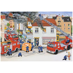 Ravensburger - At The Fire Department - 2x24 Pieces - Puzzles
