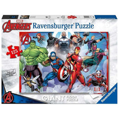 Ravensburger - Avengers - Giant Floor Puzzle - 125 Pieces - Puzzles