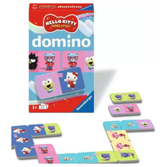 Ravensburger - Board Games - Hello Kitty Domino - Travel Game - 3 Years - Educational Play