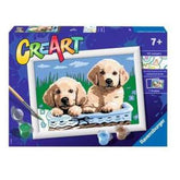 Ravensburger - Creart Sleeping Cats And Dogs - Painting By Numbers - Arts & Crafts