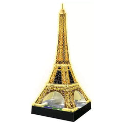 Ravensburger - Eiffel Tower At Night - 216 Pieces - 3D Puzzles