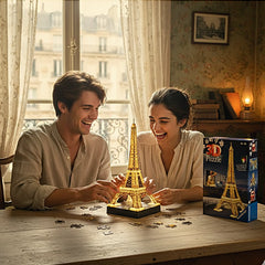 Ravensburger - Eiffel Tower At Night - 216 Pieces - 3D Puzzles