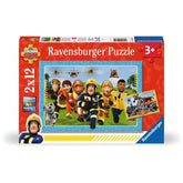 Ravensburger - Fireman Sam - Rescue Is Approaching - 2x12 Pieces - Puzzles